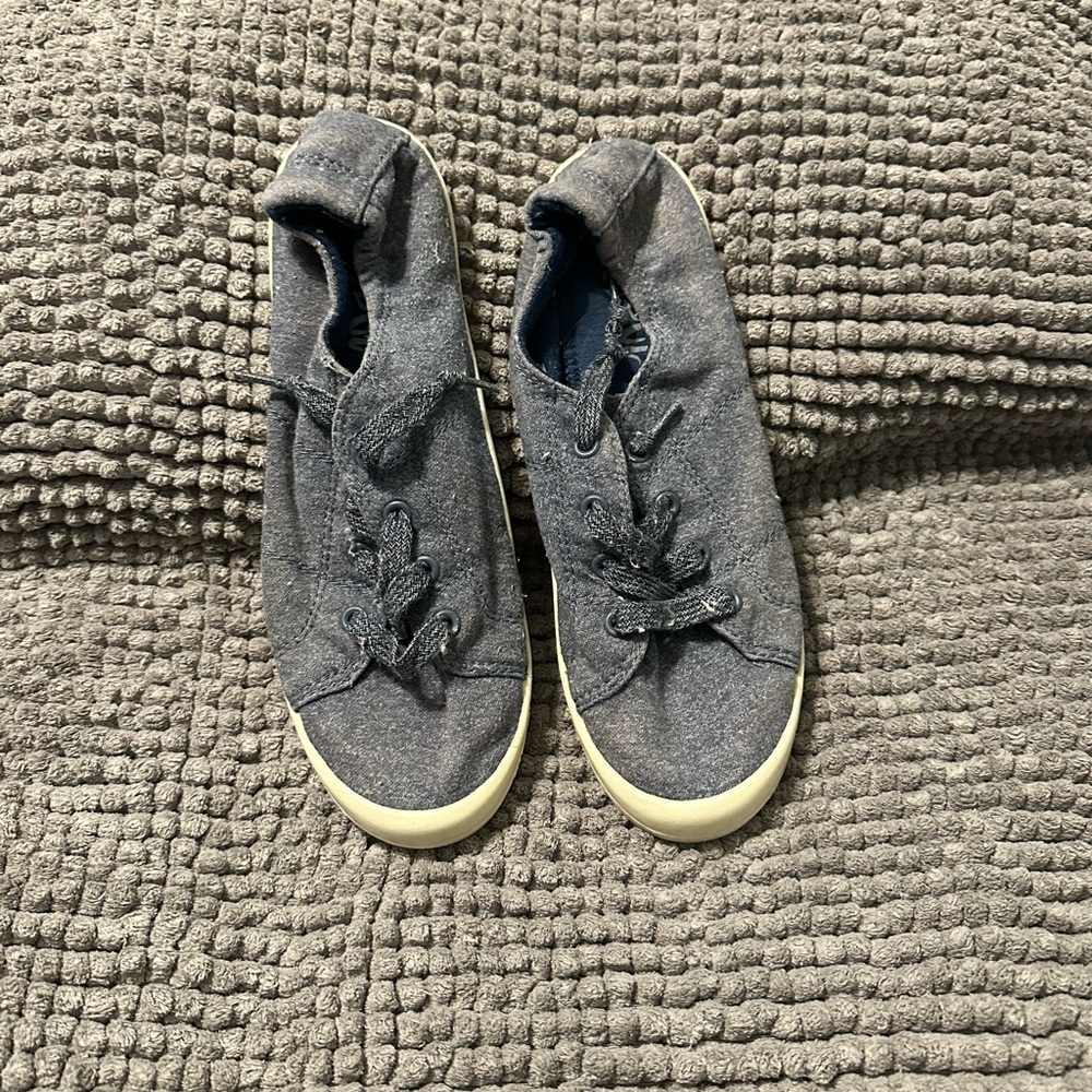 Mad Love Denim Slip-On Shoes with Laces